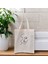 Göksunun Izi - Minimal Yüz Figürlü Punch Bez Çanta – Sanatsal Çizgilerle El Yapımı Minimalist Omuz Çantası 1