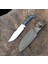 Av Bıçağı Avcı Bıçağı Kamp Bıçağı Bushcraft Deri Kılıflı HGPWI1295 5