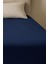 2 Adet Düz Pamuklu Tek Kişilik 80 x 200 x 30 cm Lastikli Penye Çarşaf 5
