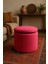 Pembe Welsoft Sandıklı Silindir Dekoratif Bench Puf(Ev,salon,bahçe) 3