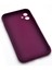 iPhone 11 Uyumlu Düz Renk Esnek Yumuşak Silikon Kılıf Rubber Mürdüm 5