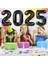 Yılbaşı 2025 Yazılı Folyo Balon Seti, Şık ve Renkli Dekorasyon Malzemeleri 5