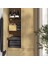 Banyo Boy Dolabı, Meşe Görünümlü, 60X35X195 cm 3