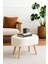 Ahşap Ayaklı Geniş Oturum Alanına Sahip Özel Tasarım Bench Puf (Ev,bahçe,ofis,salon) 5