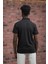 Regular Fit Likralı Kendinden Desenli Polo Yaka T-Shirt 4
