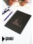 A5 Kız Kulesi Temalı Siyah Kraft Kapaklı Defter - Çizgili Defter - 60 Yaprak (120 Sayfa) 15X21 cm 1