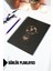 A5 Uçan Balon Temalı Siyah Kraft Kapaklı Defter - Günlük Planlayıcı - 45 Yaprak (90 Sayfa) 15X21 cm 1