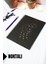 A5 Kedi Temalı Siyah Kraft Kapaklı Defter - Noktalı Defter - 60 Yaprak (120 Sayfa) 15X21 cm 1