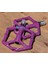 Rulmanlı Alüminyum Platform Pedal – 102 Mm, Mor, Hafif ve Dayanıklı Mtb & Şehir Bisikleti Uyumlu 2