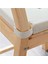 Sandalye Minderi, Ekru, 35/42X40X4 cm 4