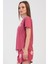 Pamuklu Kadın Kısa Kol Şortlu Pijama Takım , 409083 2