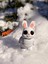 Tavşan - Ormanın Neşeli ve Çevik Kaşifi Ayakta!🐇🌿✨3d Hareketli Organik Oyuncak - Model Orta Boy 8