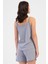 Pamuklu Kadın Ip Askılı Şortlu Pijama Takım , 408457 4