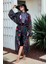Remsa Tesettür Mayo Üzerine Tek Kaftan Kimono Pareo SIYAH01 RP025 Canan 3