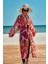 Remsa Tesettür Mayo Üzerine Tek Kaftan Kimono Pareo Oranj RP034 Festival 1