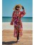 Remsa Tesettür Mayo Üzerine Tek Kaftan Kimono Pareo Oranj RP034 Festival 5