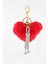 Anahtarlık Çanta Charm. Ayna Süsü. Çanta Aksesuarı. Anahtarlık Peluş Kalp Örme Ip Çanta Charmı 1