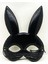 Siyah Kumaş Eva Tavşan Maskesi, Renkli ve Eğlenceli Tasarım 1