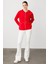 Kadın Kapüşonlu Fermuarlı Kısa Triko Sweatshirt Y.kırmızı 5
