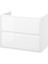 Lavabo Dolabı, Parlak Cila Beyaz, 80X48X63 Cm, 2 Çekmeceli 1