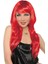 Kırmızı Uzun Parti Peruk, Şık ve Eğlenceli Saç Aksesuarı 1
