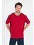 Erkek Pamuk Bisiklet Yaka Kısa Kollu Düz T-Shirt Rahat ve Şık Günlük Erkek Tişört 0169 2