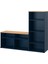 Tv Ünitesi, Mavi-Siyah, 178X38X140 cm 1