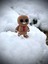 Zencefilli Kış Kurabiyesi Oyuncak - Anıların Tatlı Temsilcisi! 🍪✨❄️ 3D Hareketli Organik Model - Orta Boy 1