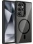 Samsung Galaxy S24 Ultra Kılıf Standlı ve Kamera Lens Hediyeli Kablosuz Şarj Özellikli Etro Kapak 1