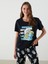 Yeni Sezon Sirinler Baskili Kadin Pijama Takim - S5M916Z8 1