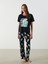 Yeni Sezon Sirinler Baskili Kadin Pijama Takim - S5M916Z8 2