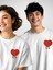Hearthbud Sevgili Kombin Tişörtü | Sevgili Tişört Kombini – Unisex Oversize (2 Adet) 1
