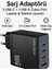 100W Gan Hızlı Şarj Adaptörü – 3 Usb-C + 1 Usb-A Çoklu Port, Laptop & Telefon Uyumlu 1