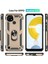 Realme C21 Kılıf Sofya Yüzüklü Silikon Kapak - Gold Arbkd 3
