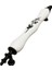 Porselen Kulp Zeytindalı Desenli 128MM(12.8CM) Ayakları Krom -Siyah Mobilya Çekmece Kapak Kulbu 2