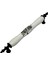 Porselen Kulp Siyah Gül Desenli 128MM(12.8CM) Ayakları Siyah Mobilya Çekmece Kapak Kulbu 2