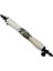 Porselen Kulp Siyah Gül Desenli 128MM(12.8CM) Ayakları Siyah Mobilya Çekmece Kapak Kulbu 3