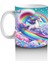 Çocuklara Sütü Sevdiren Bulutlar Arasında Dans Eden Unicornlar Kupa Bardak 1