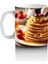 Çocuklara Sütü Sevdiren Şapkalı Gülümseyen Pancake Desenli Kupa Bardak 1