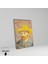 Tekli Dikey Kanvas Tablo Ünlü Eserler Van Gogh Self Portrait Straw Hat 2