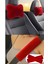 Kırmızı Peluş Oto Boyun Yastığı + Emniyet Kemeri Pedi – 4’lü Set – Sportif & Şık Tasarım 2