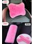 Pembe Peluş Oto Boyun Yastığı + Emniyet Kemeri Pedi – 4’lü Set – Sportif & Şık Tasarım 3
