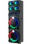 Zore GD-2126 Dijital LED Göstergeli Fm Radyolu Mikrofonlu Rgb Tws Çift 12 Inç Stereo Bass Kablosuz Karaoke Hoparlör 2