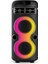 Zore GD-2402 Dijital LED Göstergeli Fm Radyolu Mikrofonlu Rgb Tws Çift 4 Inç Stereo Bass Kablosuz Karaoke Hoparlör 1