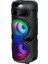 Zore GD-2402 Dijital LED Göstergeli Fm Radyolu Mikrofonlu Rgb Tws Çift 4 Inç Stereo Bass Kablosuz Karaoke Hoparlör 2