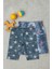 2'li Kız Çocuk Kısa Tayt Yüksek Bel Şort Tayt -Starfall / Butterfly Glow Desenler 1