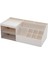 2 Çekmeceli + 12 Bölmeli Plastik Makyaj - Takı Organizer 12X24CM-- Y: 4-6-7-8-9cm (2818) 1