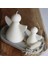 Beyaz Renk Limon Kokulu Melek Mum 8cm x 6cm 3