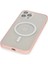 Iphone 12 Pro Max Kılıf Grand Magneticsafe Kapak - Pembe Arbkd 4