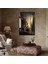 Tekli Dikey Kanvas Tablo Ünlü Eserler Johannes Vermeer Girl Reading 1